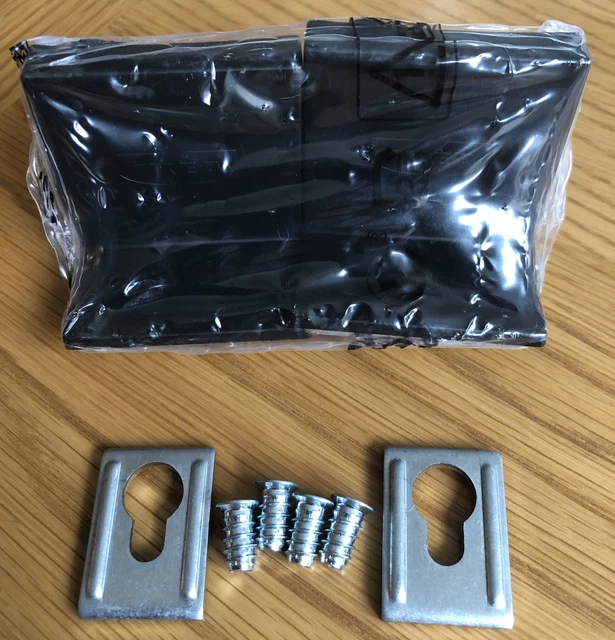 IKEA KALLAX BESTA Genuine Mounting Bracket Fixing Pack + Black Cover