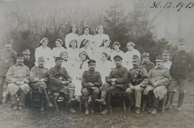 WW1 Photo Card Wien, Austria, War 1914-1918, Military Hospital Austria CPA