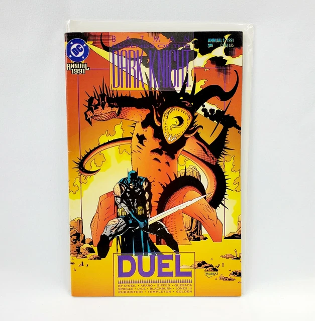 Vintage 1991 DC Comics Batman Legends of the Dark Knight Annual #1 Duel