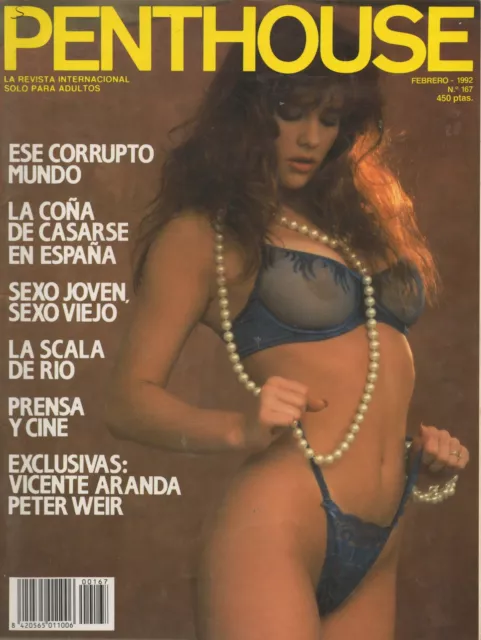 Revista Penthouse Magazine Nº 167 · February 1992 · Spanish Edition