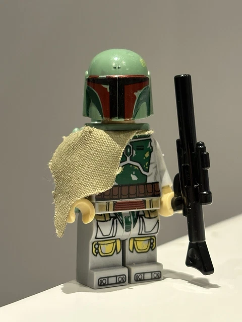 LEGO Star Wars Boba Fett Minifigure Mandalorian Bounty Hunter 75174 sw0822 Used