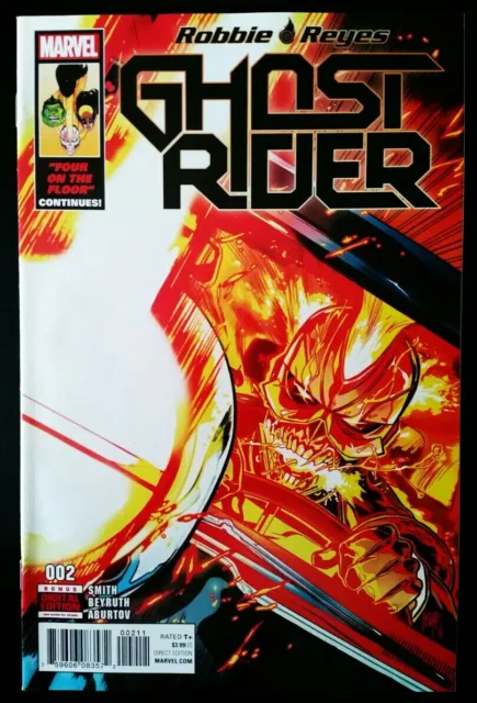 🔥 Robbie Reyes GHOST RIDER #2 (2017 MARVEL Comics) VF/NM Comic Book