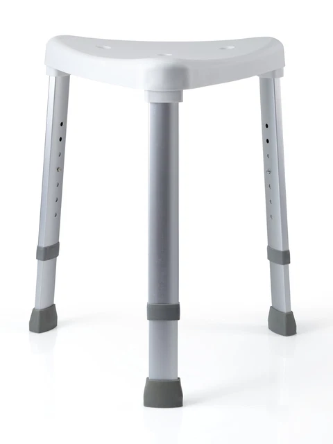 Taburete de baño esquina taburete de ducha altura ajustable 49 x 44,5 cm antideslizante MUY BUENO