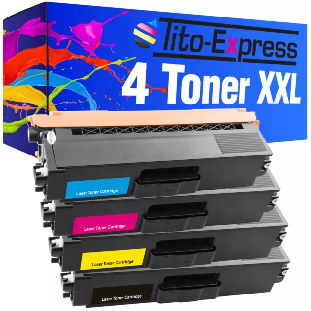 4 Toner XXL PlatinumSerie für Brother DCP-L 8400 CDN DCP-L 8450 CDW HL-L 8250 CD