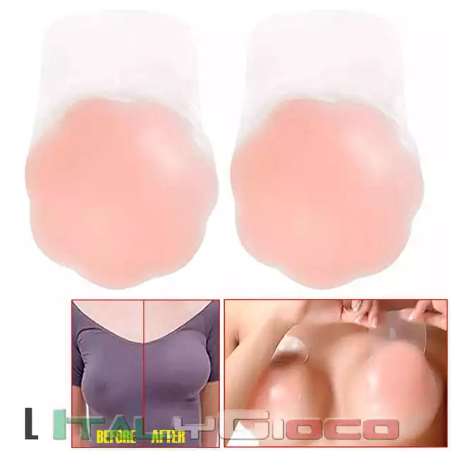 2x Copricapezzoli Adesivi Silicone Seno Copri Capezzoli Capezzolo C D E Fiori