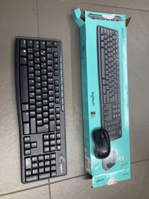 Logitech k270 kabellose Tastatur mit Funk Maus