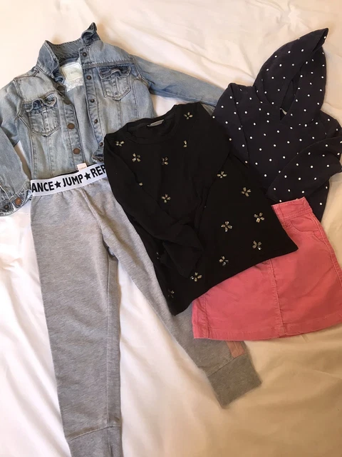 Next girl’s spring bundle age 4-5 Denim Jacket Hoody Skirt