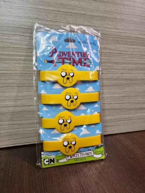 Hallmark Adventure Time - Party Favor Wristbands - Bracelets Jake (4 Count)