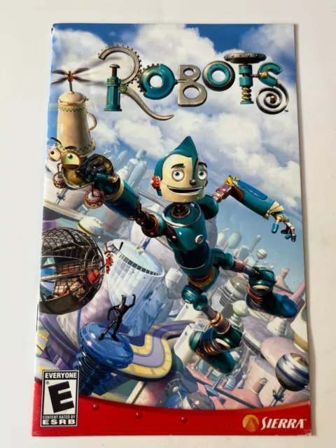 Robots (SONY Playstation 2 PS2) MANUAL ONLY! FREE SHIPPING!!