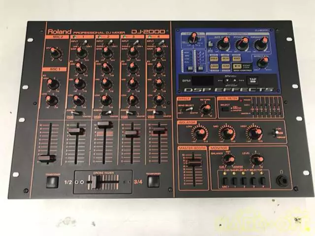 Roland DJ-2000 Professionell Dj Mixer 4 Kanal Mixing Verwendet Von Japan Gratis