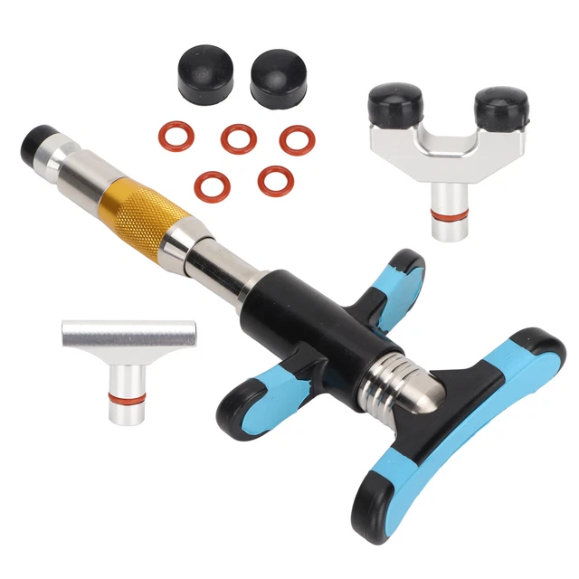 (Gold)10 Levels Manual Chiropractic Tool Spinal Massager With 3 Massage Heads