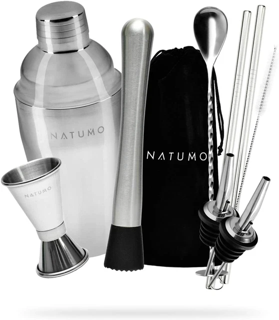 NATUMO COCKTAIL MAKING Set Basic Set with Cobbler Professional