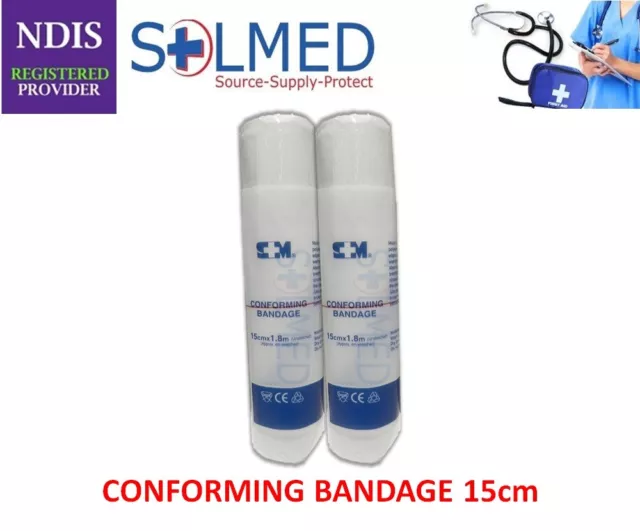 15CM x 4M BANDAGE ELASTIC CONTOUR CONFORMING X 2 2