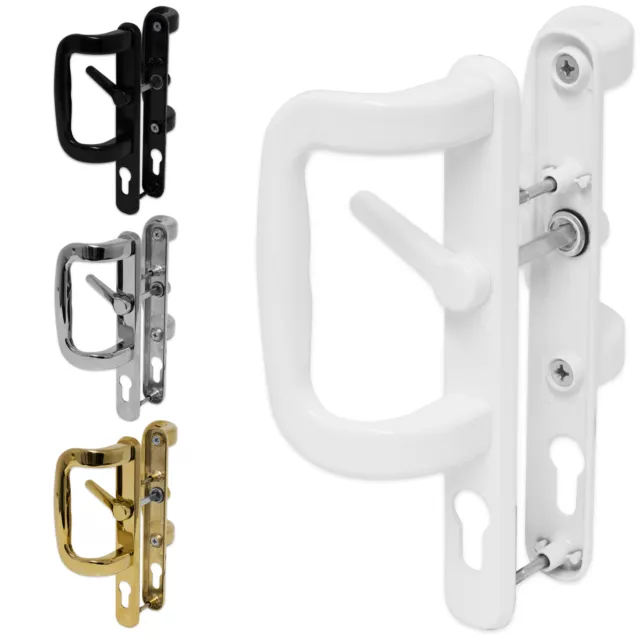 uPVC Sliding Patio Door Handle 92mm - Inline Sparta Lever Pair Set