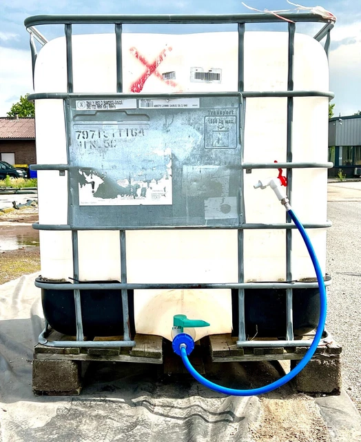IBC ADAPTER MIT Auslauf Befüllschlauch Wassertank Regentonne
