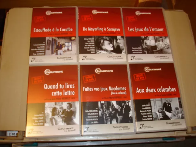 Lot de 6 DVD Gaumont à la demande "Boitiers Slim " Voir les Photos & les Titres"