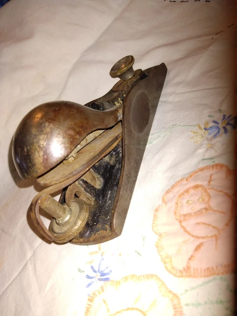 Vintage Stanley No. 18 Knuckle Joint Block Plane USA Late Sweetheart