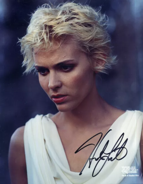 HUDSON LEICK Signed Photograph - Film & TV Actress XENA - Preprint