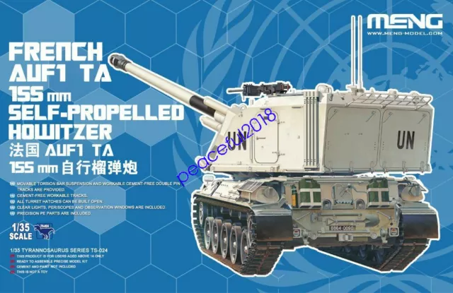 Meng 1/35 Model TS-024 AUF1 TA 155mm Self-Propelled Howitzer