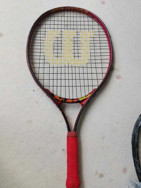 Raquette De Tennis Wilson RAK ATTAK - Bleu Et Jaune, Occasion