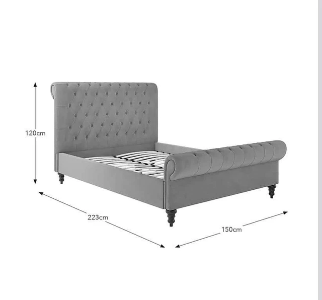 NEW CLASSIC DUNELM Chesterfield super king size bed £250.00 PicClick UK