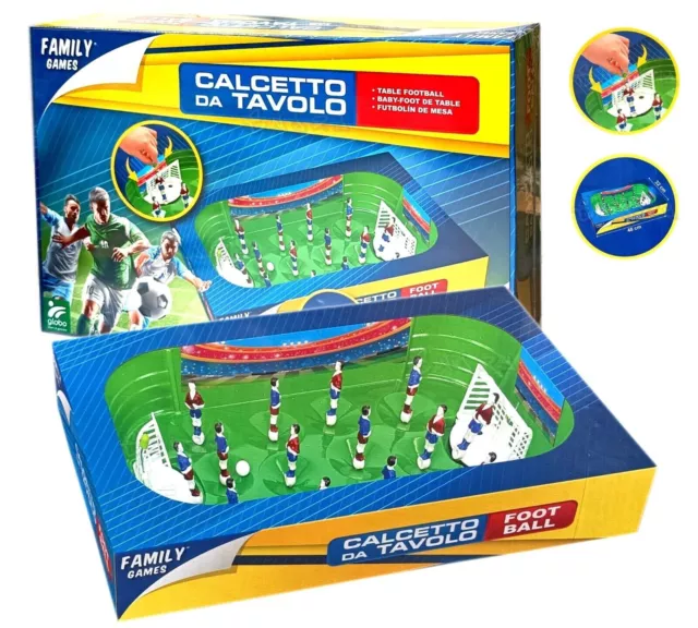 Calcio a Molla Calcetto da Tavolo Calcio Balilla Biliardino Gioco Football