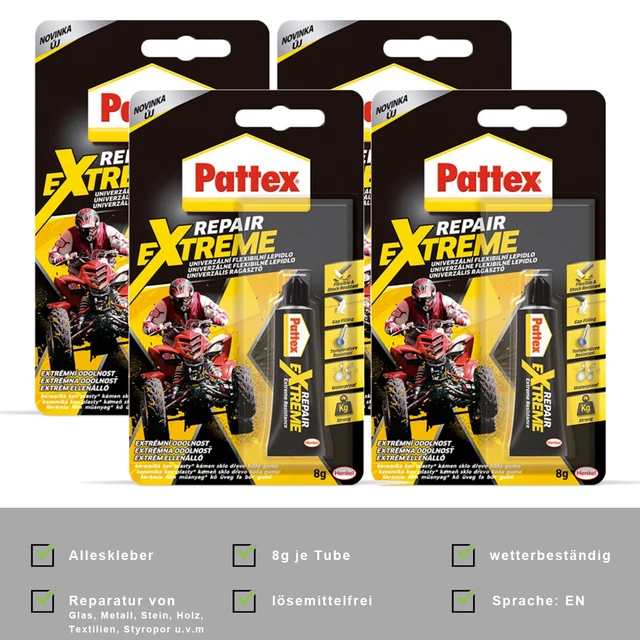 Adhesivo Universal,Adhesivo Universal,Pattex Repair Extremo 4 X 8g Extra Fuerte