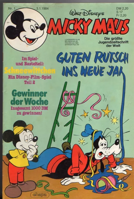 Micky Maus  Sie Wählen  1 Heft  1984  ab 5 auktionen portofrei