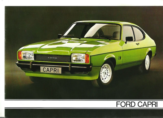 FORD CAPRI II - 1978 / catalogue brochure prospectus dépliant ...