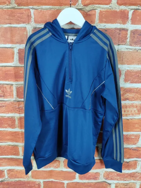 Boys Nike Jacket Age 13-14 Years Adidas Blue 1/4 Zip Track Pullover Active 164Cm