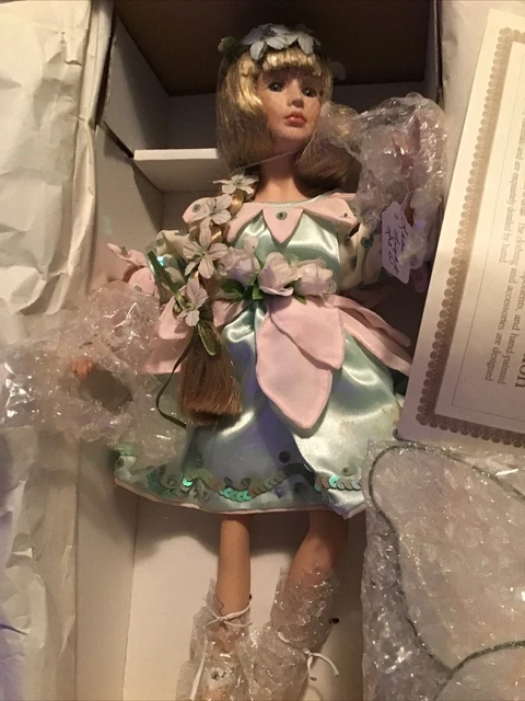 heritage signature collection  Fairy porcelain doll #12362 Box Slightly Damaged