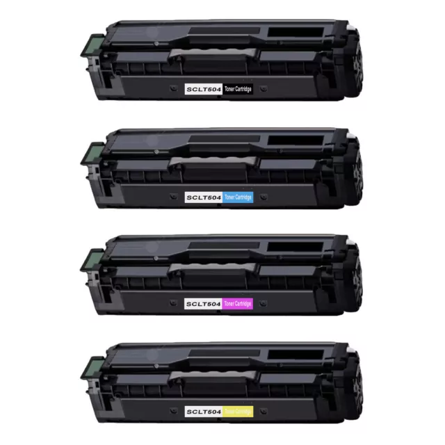 4 Toner Cartridge For Samsung CLP410 CLP415N CLP415N CLP415NW CLP470 CLT-504S