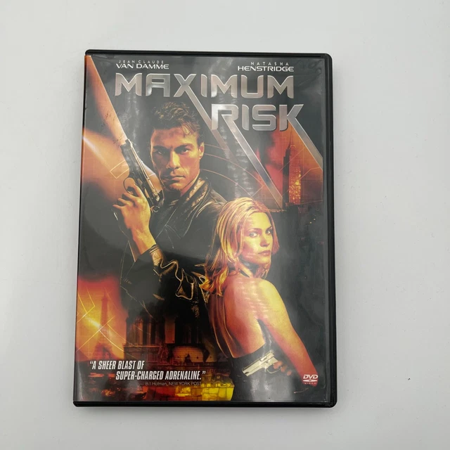 MAXIMUM RISK (DVD, 1998) (Jean-Claude Van Damme, Natasha Henstridge) $9 ...