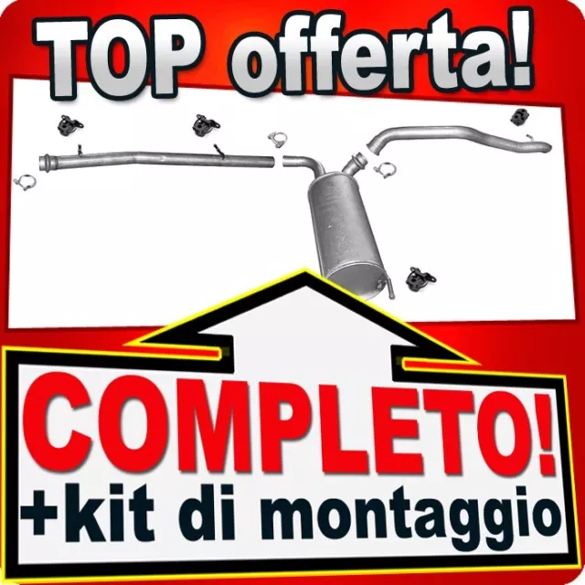 Scarico Completo per FIAT SCUDO II 2.0 D Multijet SWB per con DPF