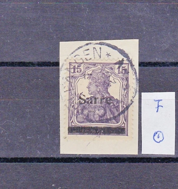 saargebiet bis 1934: Mi. Nr. 7 gestempelt