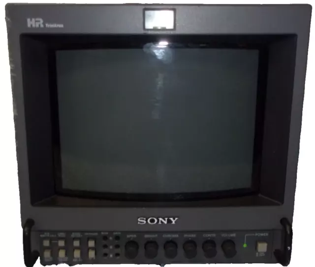 Sony TRINITRON PVM-8045Q 8" Color Monitor Rack able Mono CRT W/Cord