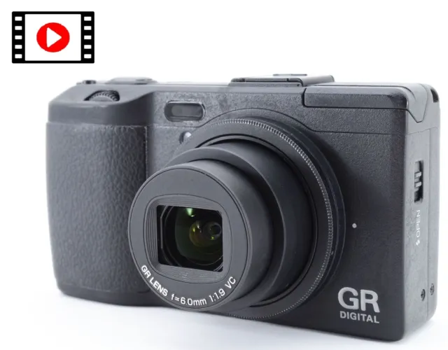 【NEAR MINT in Box】 Ricoh GR IV 4 Digital Digital Camera 10.4MP Black From JAPAN