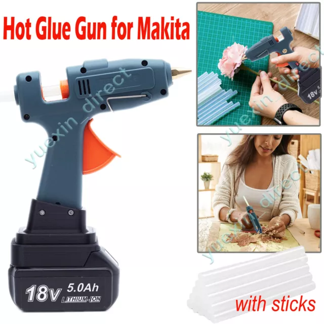 Cordless Hot Melt Glue Gun For Makita/DEWALT/BlackDecker/Milwaukee/Bosch  With 30 Sticks 18V Lithium Battery Electric Repair Tool - AliExpress