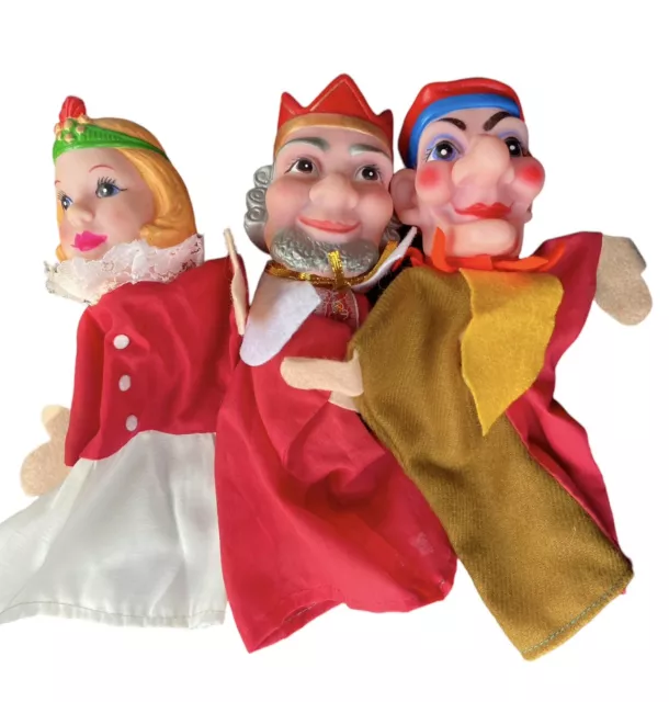 Vintage Mr. Rogers Neighborhood Hand Puppets Set Of 4 PBS Theatre