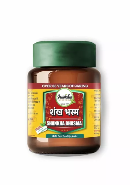 Gaupha Ayurveda Shankh Bhasma Poudre 50gm