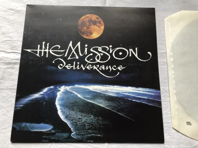 THE MISSION Deliverance 1990 UK 3-track 12" vinyl single Heaven Sends You