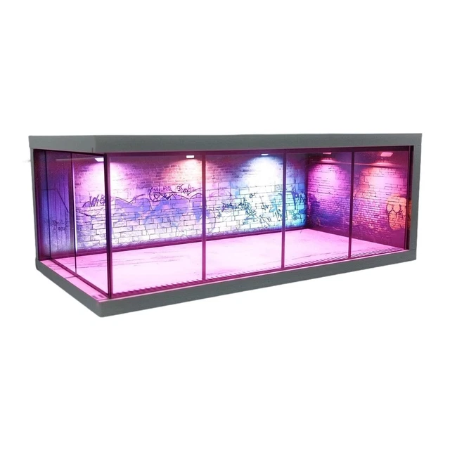 DuvinDD Vitrine En Acrylique Pour Voiture Miniature à L'échelle 1/8, Vitrine Lego Transparente Pour 42083, 42096, Boîte De Présentation De Protection Anti-poussière Pour Figurines, Moto, Jouets