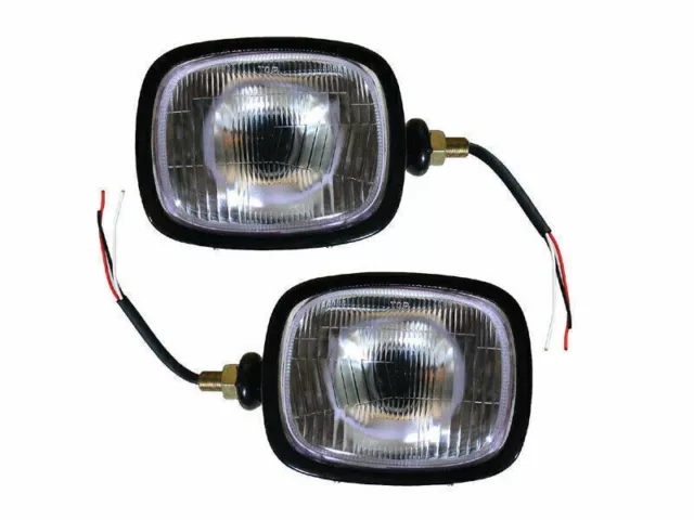 Paire de lampes frontales Assey L & R avec ampoules 12 V pour tracteur New...