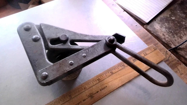 Klein Chicago Grip 1613-30 Cable Puller tool vintage old