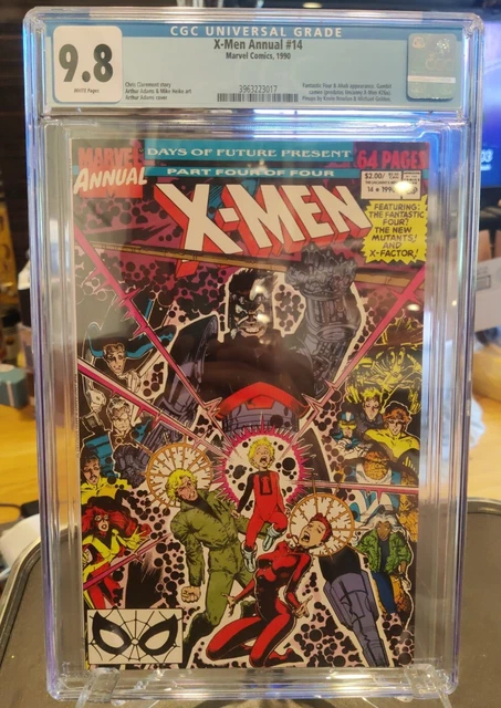 X-Men Annual 14 cgc 9.8 1st appearance of Gambit Marvel 1990 WHITE pgs Uncanny