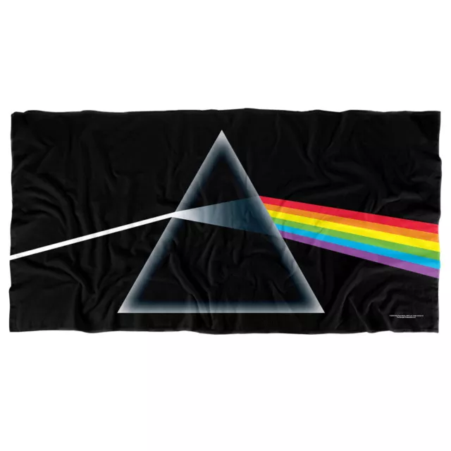 Pink Floyd Beach Towel, 30"x60", Dark Side of The Moon Beach Towel