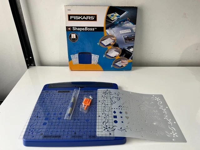 FISKARS SHAPE BOSS + 2 pochoirs fabrication de cartes papeterie ...