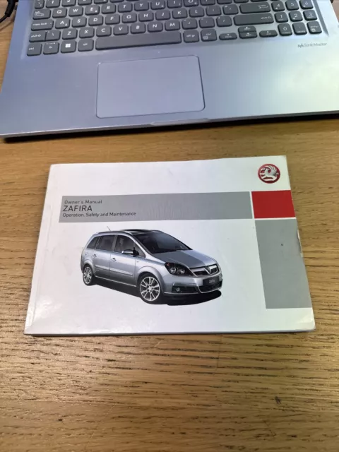 VAUXHALL ZAFIRA OWNERS MANUAL / HANDBOOK Covers Years 2006 - 2014