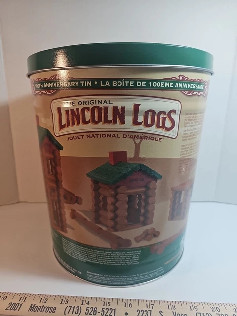 Original Lincoln Logs Building Set Lincoln Logs 100th Anniversary