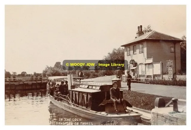 rp10457 - In The Lock , Sandford on Thames , Oxfordshire - print 6x4